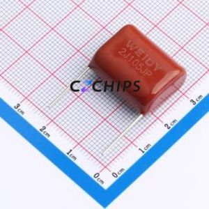 Condensateur à film polypropylène (CBB) W312J105JN8MT1A0GC, composant traversant (THT), pas de 20 mm, 1 µF, 5 %, 630 V - Product Image 1