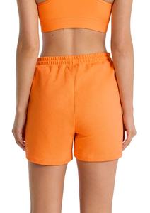 กางเกงขาสั้นผ้าฝ้ายฝรั่งเศสสำหรับผู้หญิงกางเกงขาสั้นผ้าฝ้ายเทอร์รี่2024พอดีตัวกางเกงออกกำลังกายแบบสกินนี่ลำลอง100% 350gsm สำหรับฤดูร้อน - Product Image 3