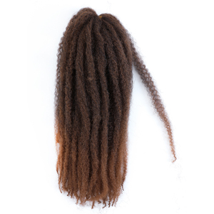 18 pulgadas 80G 100% Kanekalon fibra sintética Twist extensiones de cabello Marley trenzado - Product Image 6