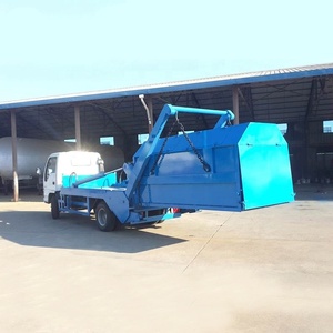 รถบรรทุก ISUZU ELF 4X2 แบบไฮดรอลิกฮุคลิฟท์ สำหรับขนส่งตู้คอนเทนเนอร์ขยะและการทำความสะอาดเมืองอัจฉริยะ  ลดราคาพิเศษ - Product Image 5