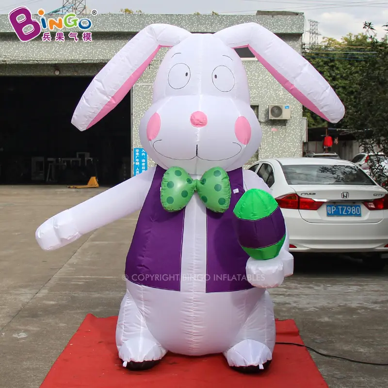 Quảng cáo inflatables phục sinh Thỏ trang trí bơm hơi khổng lồ thỏ với trứng