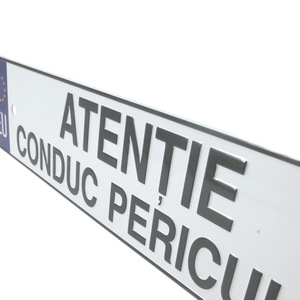 Marco para Placa de Matrícula, Placa de Matrícula/Señalización de Aleación de Aluminio Directo de Fábrica con Estampado en Relieve e Impresión - Product Image 5