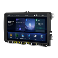 Autoradio Bluetooth avec écran tactile 9 pouces pour VW Golf 5, compatible CarPlay et Android Auto sans fil, radio FM, Mirror Link, recharge USB