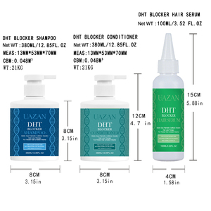 Champú y Acondicionador Personalizados para el Crecimiento del Cabello con Bloqueador de DHT, con Logotipo, Champú <span class=keywords><strong>Natural</strong></span> <span class=keywords><strong>Sin</strong></span> Sulfatos Anticaída, Venta al por Mayor - Product Image 6