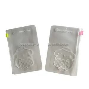 custom printed clear pp laminated plastic slider zipper memo pad packaging plastic toys poly bag