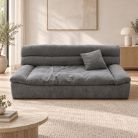 QINUO Vakuumversiegeltes Komprimiertes Sofa-Set Platzsparendes Modulares Sofa für Kleine Wohnzimmer und Apartments