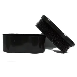 Wholesale black sponge material polish care suede nubuck shoe brush