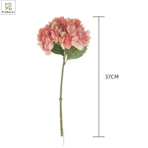 Hoa Cẩm Tú Cầu Lụa Nhân Tạo Hàng Mới Về Hoa Đơn Màu Xanh Bụi Bặm Dành Cho Tiệc Gia Đình Trang Trí Bàn Tiệc Cưới - Product Image 4