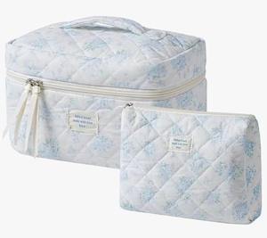 Nuova Borsa Cosmetica Portatile in Tela alla Moda con Chiusura a Cerniera, Logo Personalizzabile, Borsa da Viaggio per Trucchi da Donna Modello 109hc - Product Image 4