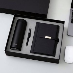 Wholesale Promotional Luxury Business Gift <b>Set</b> A5 <b>Notebook</b> with Pen Cup Umbrella Silk Screen Printed Personalized - Product Image 5