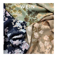 WI-B05 nouveau Design de mode léger 100% Polyester doux imprimé fleurs tissu en mousseline de soie froissée