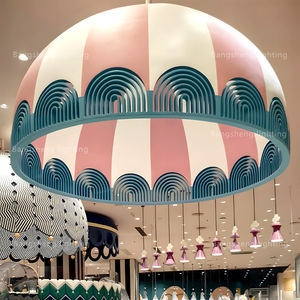 Lámparas de <span class=keywords><strong>Techo</strong></span> de Domo Creativas y Coloridas para Cuartos de Juego Infantiles, Cafeterías y Restaurantes, Lámparas Colgantes Grandes Decorativas con Diseño Único - Product Image 2