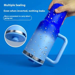 <span class=keywords><strong>Tasse</strong></span> à paille moderne entièrement automatique en acier inoxydable 20Oz/30Oz/40Oz Thermos pour thé au lait bière glacée café pour cadeaux - Product Image 4