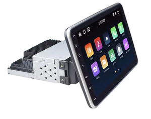 10.1 inch 1 DIN đài phát thanh tự động đa phương tiện Máy nghe nhạc 360 độ xoay linh hoạt GPS Hệ thống định vị IPS cảm ứng RGB cho bảng điều khiển xe - Product Image 1