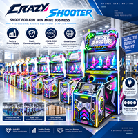Machine de jeu d'arcade simulateur pour enfants de haute qualité, avec écran, fonctionnement à monnayeur, jeu de tir au pistolet et aux lasers, jeu de tir à la bouteille, jeu de tir à la cible mobile