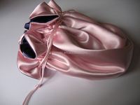 Grand sac de danse dollar en satin rose glacé bleu marine Sac à main pour mariées
