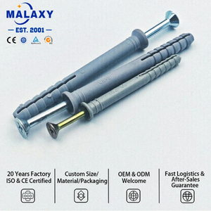 Malaxy Cheville métallique autoperceuse en nylon pour cloison sèche, tête cylindrique en plastique, haute performance et qualité garantie - Product Image 1