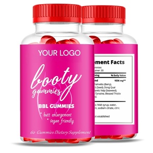 Chất lượng cao nhà máy tùy chỉnh hạt lanh cây hồ lô Ba bồ công anh gốc bổ sung tốt nhất BBL Gummies cho mông và hông <span class=keywords><strong>1</strong></span> vú đường cong - Product Image 1