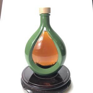 <span class=keywords><strong>Bottiglia</strong></span> di <span class=keywords><strong>Vetro</strong></span> Personalizzabile da 500ml per Succo di Frutta e Bevande in <span class=keywords><strong>Vetro</strong></span> Verde Trasparente per <span class=keywords><strong>Acqua</strong></span> Miele e Olio d'Oliva - Product Image 2