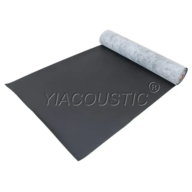 Soundproof Curtains Waterproof Rubber+Iron Powder Mass Loaded Vinyl Sound Barrier Fence for Interior Acoustic Blanket Sound