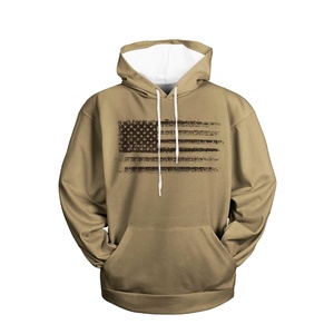 Sudadera con Capucha para Hombre, Corte Atlético, Diseño de Bandera Americana, Tejido Transpirable, Manga Raglán para Mayor Movilidad - Product Image 2
