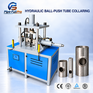 Hydraulic <b>Ball</b>-Pushing Tee Branch Forming Machine / Custom-Molded Pipe Hole-Pulling Machine (Customized based on pipe diameter, - Product Image 1