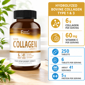 Customized Shecome Super Collagen <b>Tablet</b> <b>with</b> <b>Vitamin</b> <b>C</b> Improve Hair,Skin and Nails Health for Adult Dietary Collagen Supplement - Product Image 6