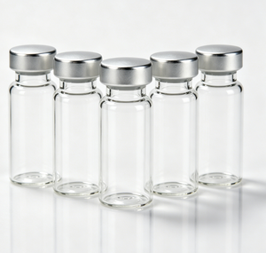 5ml Transparent Blank Glass Vials Silver Crimp Tops White Paper Tray <b>Box</b> Packed <b>Empty</b> Mini Cosmetic Liquid Storage Containers - Product Image 6