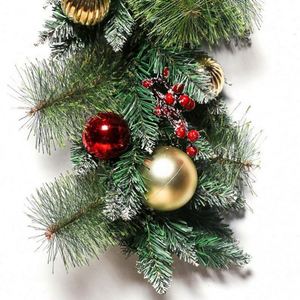 Guirnalda Navideña de PVC de Lujo de 270 cm con Decoración de Bolas, Artículos de Fiesta para Decoración del Hogar, Diseño en Oferta - Product Image 4