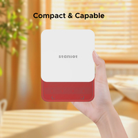 Système d'alarme antivol sans fil GSM ABS avec sirène stroboscopique, compatible HomeKit, détecteur de mouvement extérieur, mini 115 dB, alimentation par panneau solaire