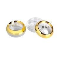 Vente en gros Bouteille ronde en acrylique safran 1g 2 g3 g 5g Boîte cadeau en plastique de luxe en stock