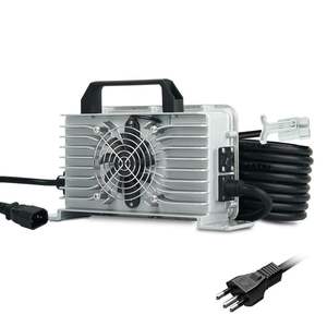 Venta caliente 48V 20A 25A AGM Cargador de batería de litio Artículo Adaptador de carrito de golf eléctrico Club EZGO YAMAHA Coche de golf a bordo personalizado - Product Image 1