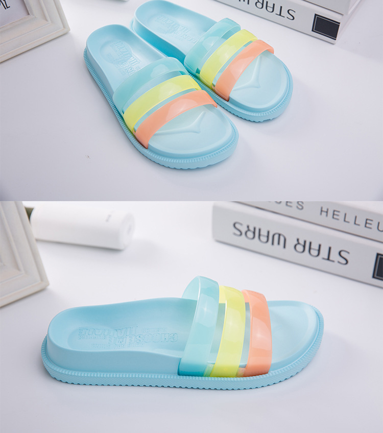 Eco-friendly EVA Candy Color Home Soft Slippers Women Men Indoor Slides Shoes