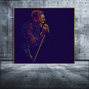Chanteur et musicien toile peinture <span class=keywords><strong>Pop</strong></span> <span class=keywords><strong>Art</strong></span> rue affiches imprime mur <span class=keywords><strong>Art</strong></span> célèbres peintures pour la décoration intérieure - Product Image 1
