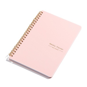 Agenda hebdomadaire personnalisé à spirale <span class=keywords><strong>en</strong></span> anglais pour la planification quotidienne et le suivi de l'autodiscipline – Édition cadeau transfrontalière - Product Image 5