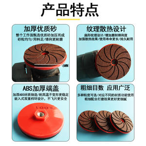 Moliheng Flap Disc Silicon Carbide Resin 115mm For Polishing Stone Metal Wood <b>Tile</b> - Product Image 2
