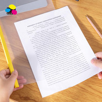 Carpeta DE PRESENTACIÓN DE Material de PVC transparente clásica de gran oferta 2025, carpeta de archivos de cubierta de informe transparente