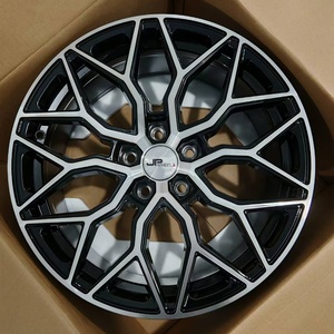 ล้อแม็กซ์ JPwheels <span class=keywords><strong>สี</strong></span>ดำหน้า<span class=keywords><strong>เงิน</strong></span> ขนาด 16 19 นิ้ว สำหรับรถยนต์ ขนาด <span class=keywords><strong>17</strong></span> 18 นิ้ว 4x100 5x114.3 ล้ออัลลอย # M1053 - Product Image 6