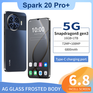 Nouveau smartphone Spark 20 Pro 5G, 10 cœurs, réseau 5G, 16 Go + 1 To, téléphone portable, le meilleur cadeau - Product Image 5