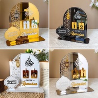 Usine en gros acrylique Ramadan avènement du compte à rebours pour la fête à la maison festival musulman rappel vacances ornements Islam décor