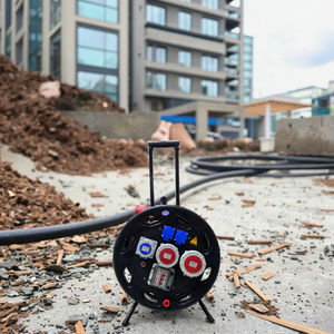 <span class=keywords><strong>สาย</strong></span>พ่วงม้วนเก็บได้ DAMO Factory ยาว 100 ฟุต พร้อมเบรกเกอร์ - Product Image 5