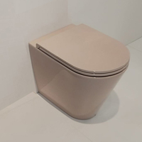 WC mural rose Tornado, cuvette de toilette, WC thérapeutique, cuvette sanitaire, cuvette de toilette pour colonie, cuvette de toilette pour sol, cuvette de toilette pour baignoire, cuvette de toilette en céramique blanche BTW