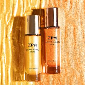 ZPM OEM/ODM Etiqueta Privada maquillaje brillo cuerpo resplandor aceite <span class=keywords><strong>iluminador</strong></span> líquido brillante aceite seco - Product Image 3