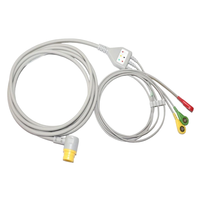 RHINO POWER Câble Holter ECG/EKG de haute qualité à 5/7/10 dérivations pour Cardioline Walk400h et Clickholter NG