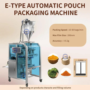 Machine de remplissage de café à écran tactile de 7 pouces, machine de remplissage de poudre de cacao, machine d'emballage automatique de poudre à commande PLC - Product Image 3