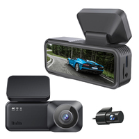 Enregistreur vidéo de voiture universel 4K HD à double objectif avec GPS/ADAS en option, contrôle par application, Wi-Fi, enregistrement en boucle, vision nocturne, stockage 512 Go