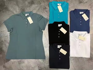 ग्रीष्मकालीन वर्कआउट के लिए कपास 100% बुना हुआ टी-शर्ट और ब्रिफ्स कोट बैग को स्ट्रिप्ड के साथ पोलो शर्ट के लिए सांस लेने योग्य - Product Image 3