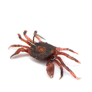 35g 14.2cm Couleurs Crabe En Caoutchouc Avec Crochets Naufrage Appât Doux HooksSaltwater Sea Fishing <span class=keywords><strong>Killing</strong></span> Snack Fish - Product Image 2