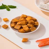 Petits emballages pour partage familial, collations populaires, saveur de caviar de crabe, dés de taro, collations croustillantes et délicieuses