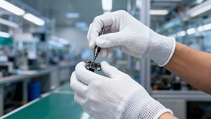 قفازات جيبس G8034A النحاسية المضادة للانزلاق والمتينة بوزن 13 جرام لسائقي الشاحنات والاستخدام العام في الحدائق - معدات واقية - Product Image 2